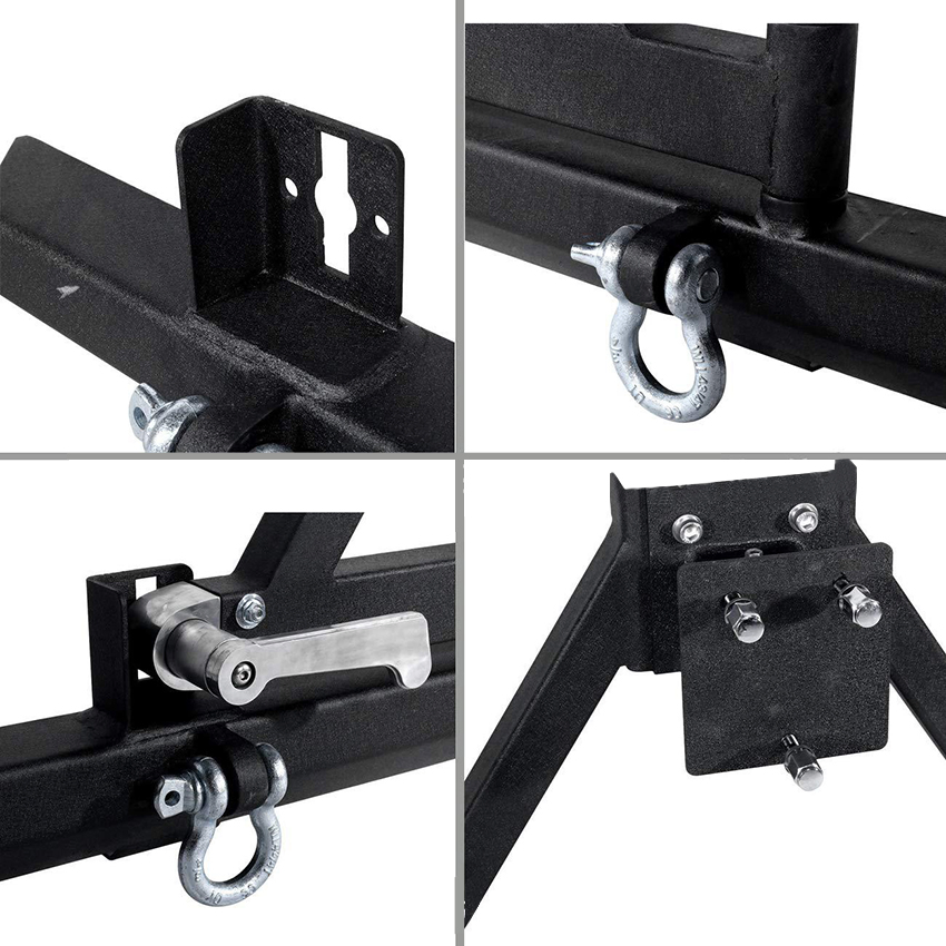 Handas Factory Wholesale Fit Offroad Truck Rear Bumper Bull Bar for Tj Jk Jl Accessories