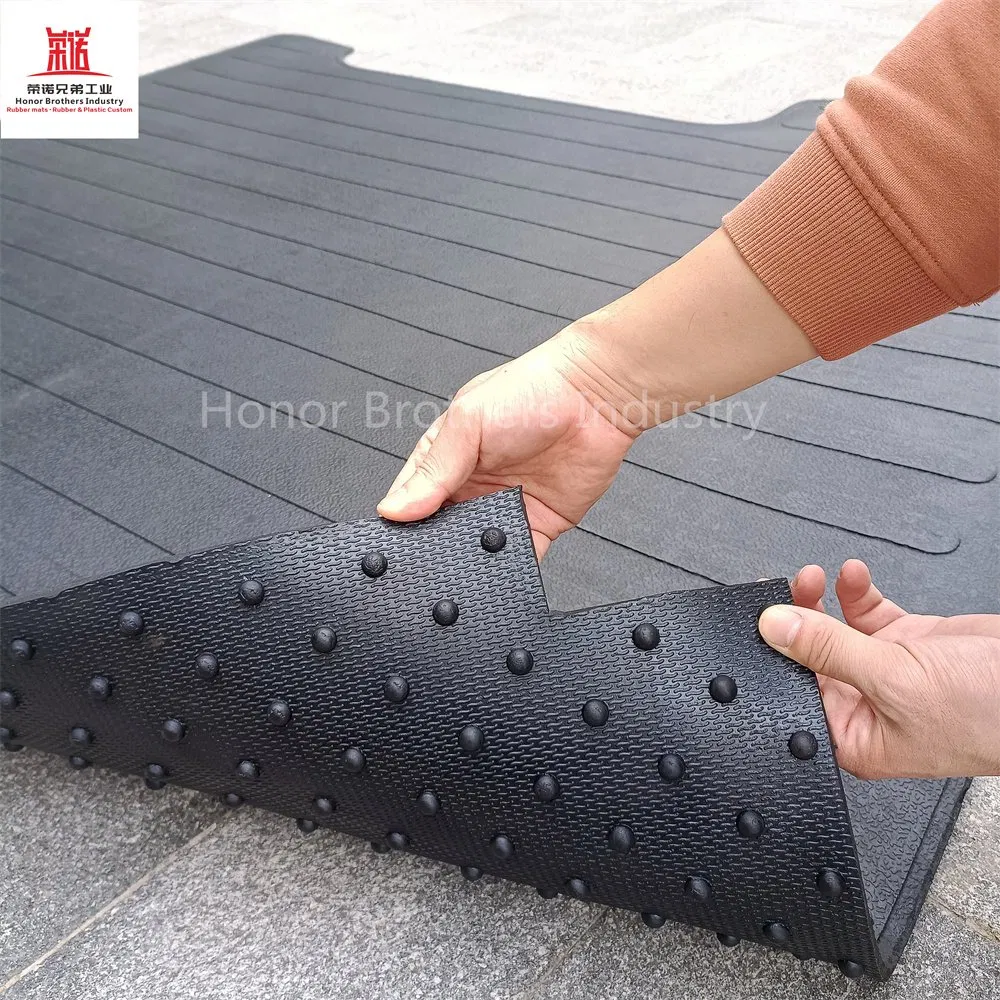 Wholesale Rubber Cargo Liner Bed Mat for Pickup Truck F5515 for Ford F150, 2015-2018