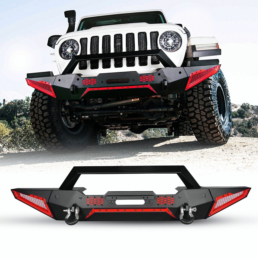 Handas Hot Sale Pickup Truck Accessories Front Bumper Nudge Bar Bull Bar for Jeep Wrangler Jk Jl