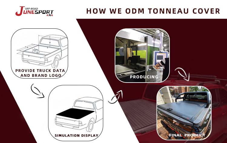 Customized 4X4 Roller Lid Shutter Cover Aluminum Pickup Truck Bed Manual Retractable Tonneau Cover