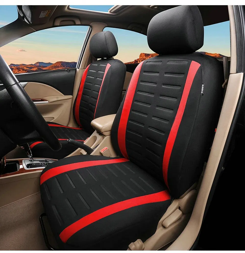 AG-S032 Heating Pressed Sportive Polyester Car Seat Cover