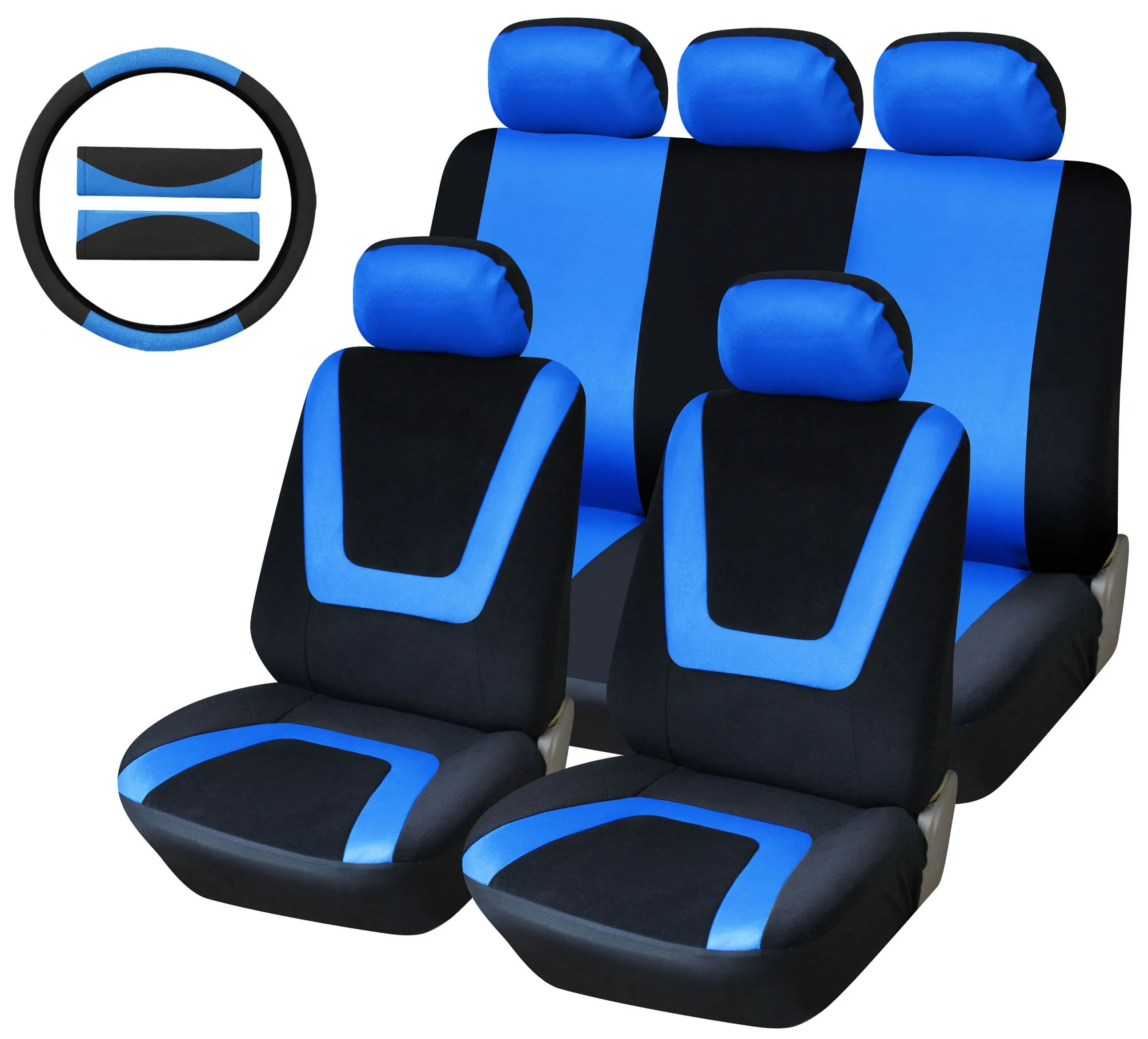 AG-S268 Polyester Car Seat Cover Combo