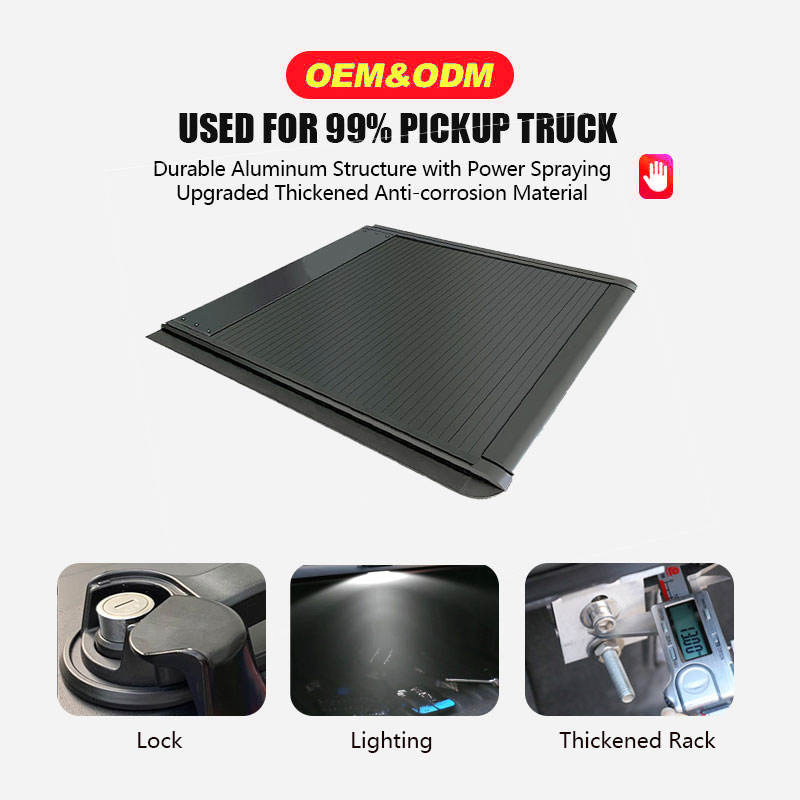 4X4 Tonneau Cover Truck Bed Lightweight 5.5FT