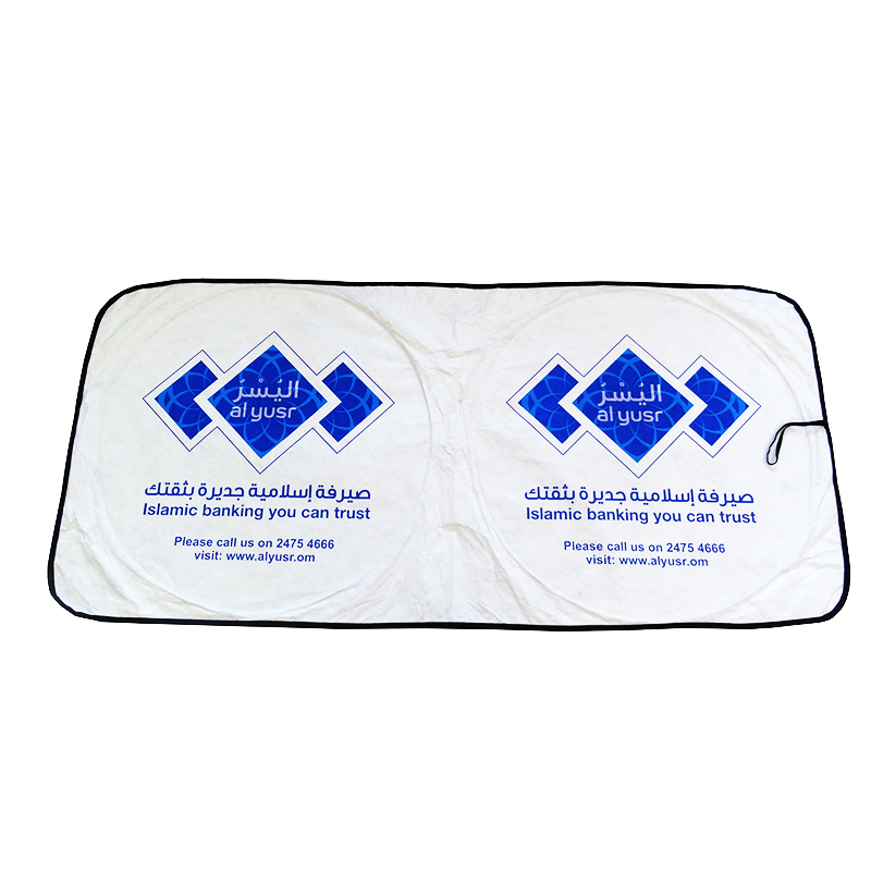 Universal Pop up Style UV Protector Retractable Folding Car Sun Shade