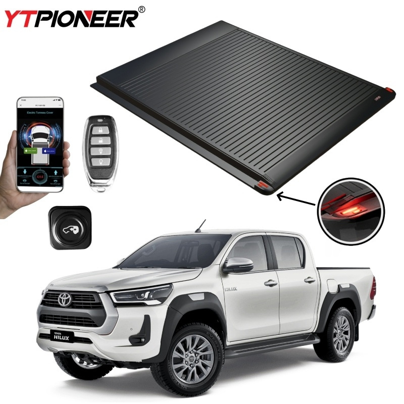 Pickup Electric Automatic Roller Shutter Lid Rear Truck Bed Cover Retractable Tonneau Cover for Toyota Hilux 2025