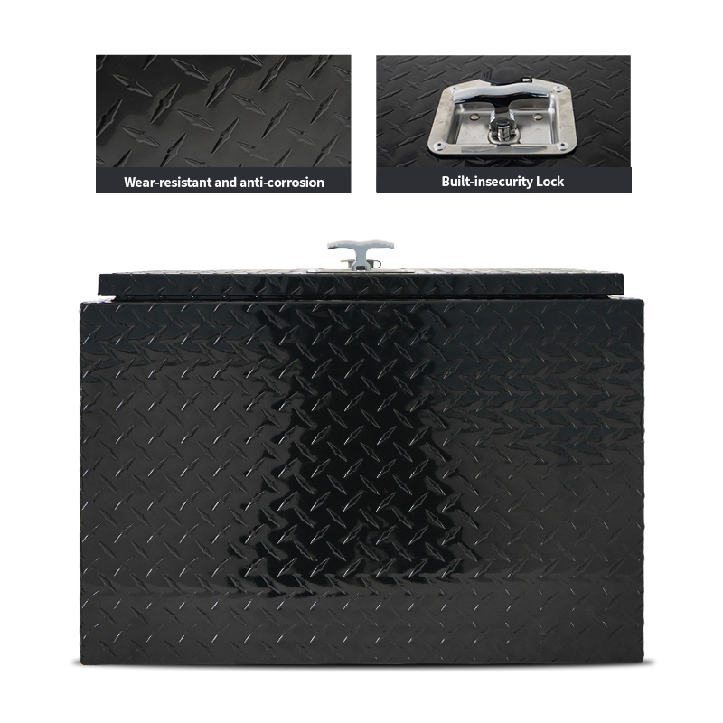 Powder Coated 24 Inch Aluminum Tool Box Diamond for Truck