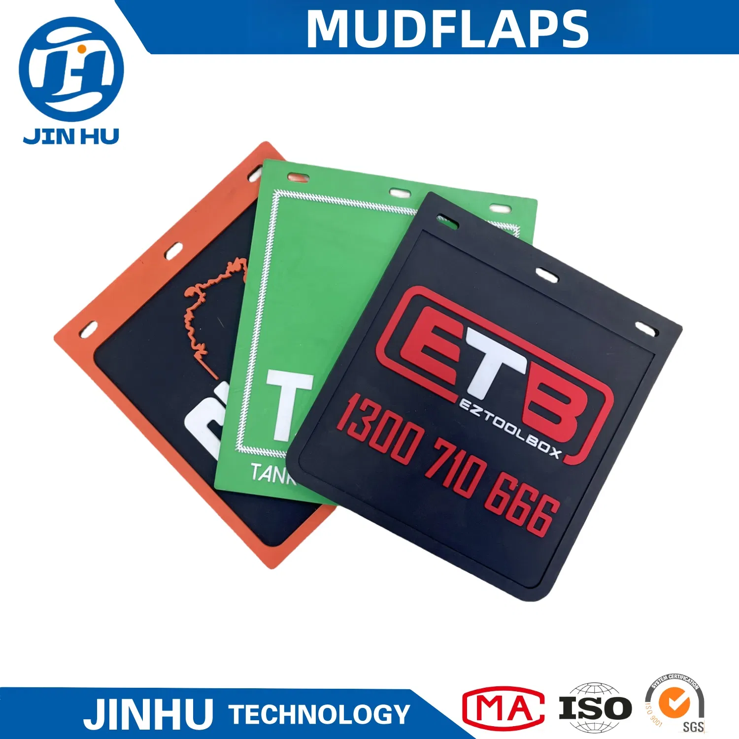 Auto Part Custom Molded Rubber Mud Flap for USA Truck Cars