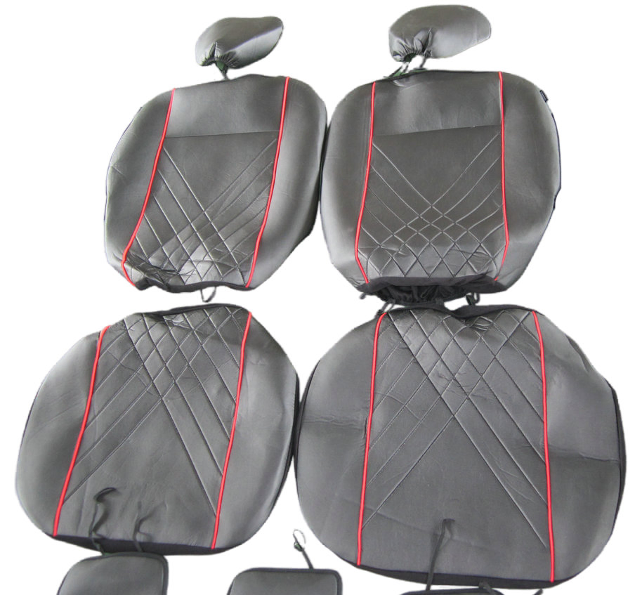 AG-S458 Luxury Water-Resistant Synthetic Leather (faux leather) Car Seat Cover