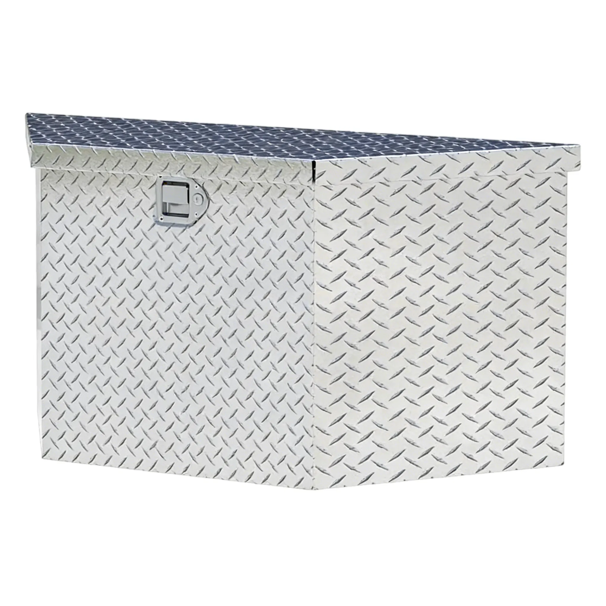 Single Lid Flush Mount Tool Box Aluminum Mount Truck Tool Box