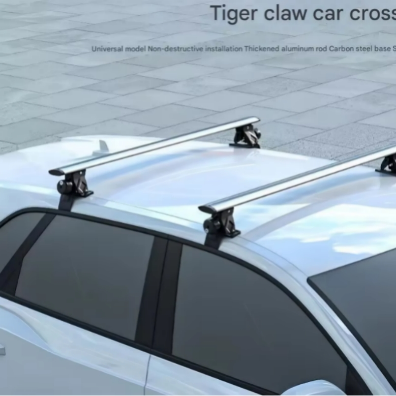 Kayaks and Camping Equipment Securely Roof Rack Crossbars