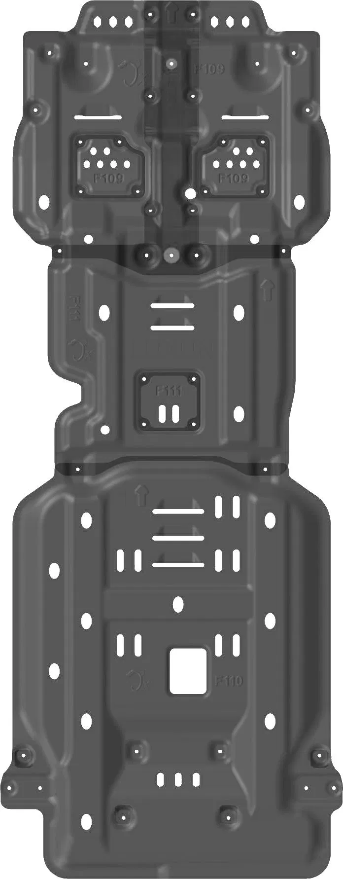 Lower Engine Cover Bottom Chassis Guard Board Bottom Plate Underbody Protection Board Skid Plate for Toyota Land Cruiser LC 200