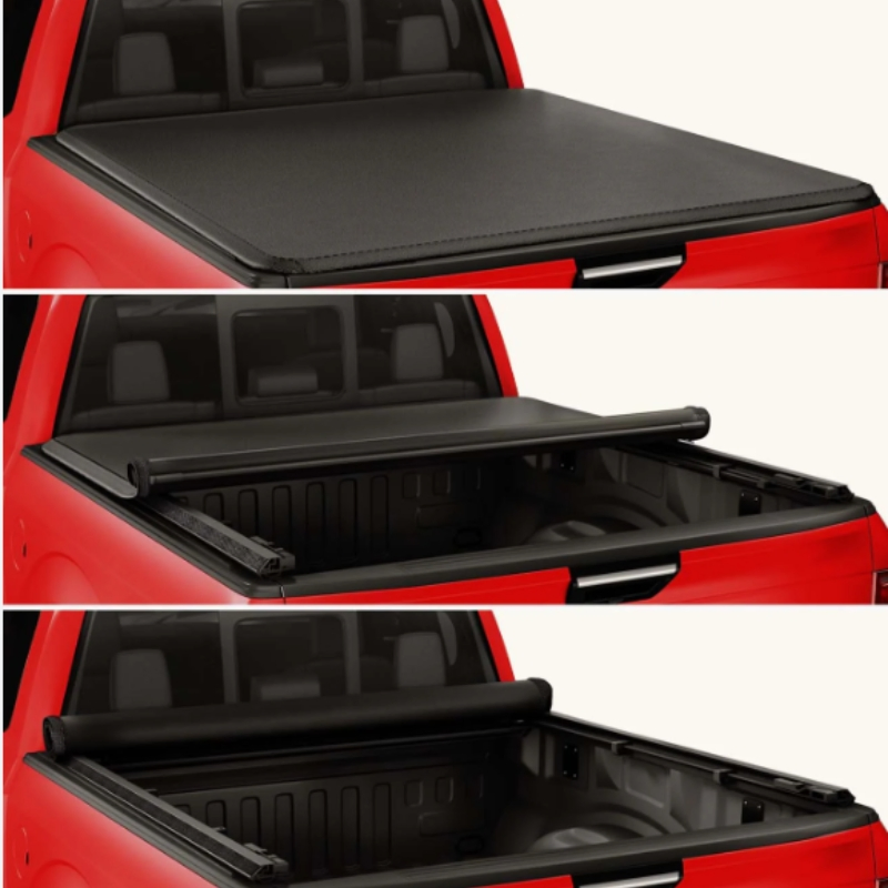 OEM High Quality Soft Roller Cover 4X4 Pickup Universal Roller Lid Tonneau Cover for Dodge RAM1500 5.7FT and 6.5FT