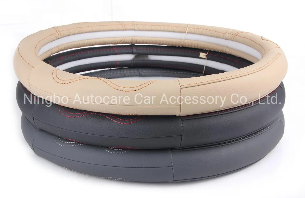 Genuine Leather Steering Wheel Cover