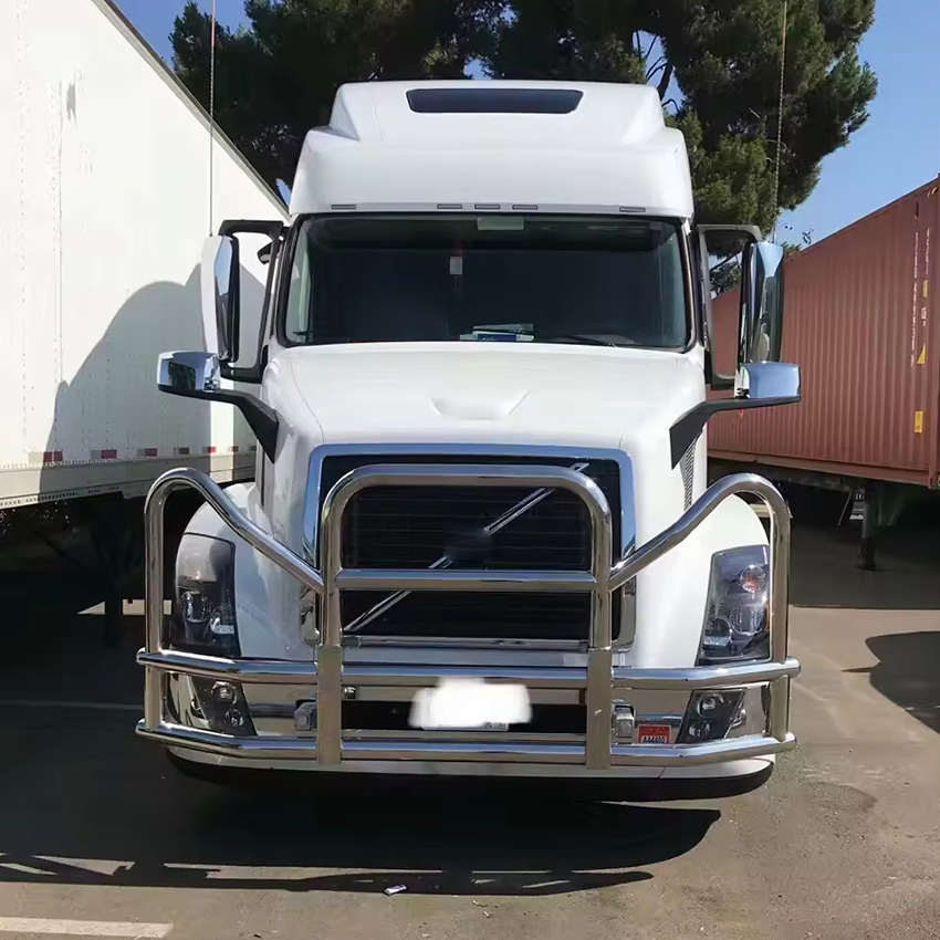 Deer Grille Bumper Guard for Semi Truck with Brackets Compatible with Peterbilt 579 Freightliner Cascadia Bumper Guard