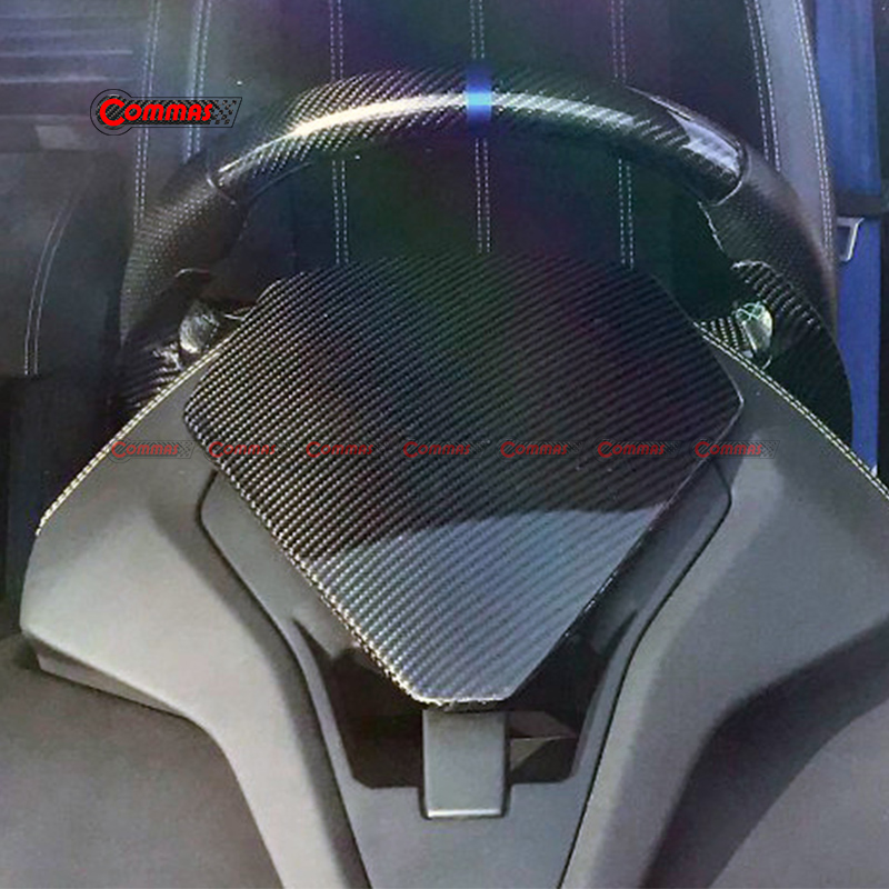 OEM Style 3K Carbon Glossy Car Accessories Interior Dashboard Cover for Lamborghini Huracan Lp610 Replacement Dry Carbon Fiber Dash Trim Cover