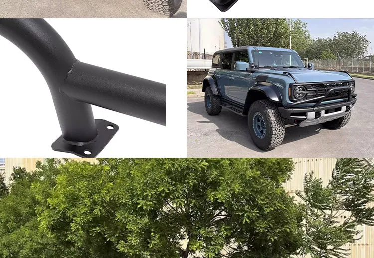 High Steel Front Bumper Bull U-Bar Detail 5