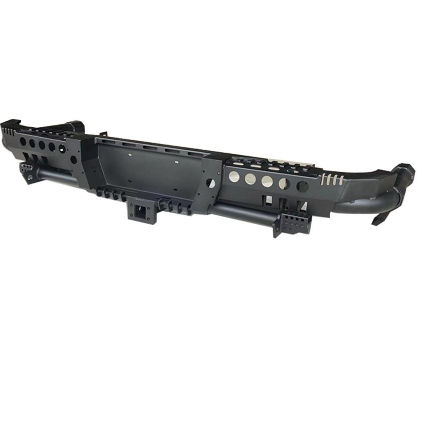 Hot Sale Offroad 4X4 Pick up Truck Accessories Steel Black Rear Bumper Guard Bull Bar for Dmax Ford Ranger T9 Nissan Np300 Triton L200