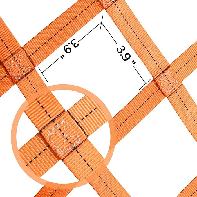 Safety Cargo Lifting Straps Net 661lbs, 3.28'x3.28' 10cm Square Mesh