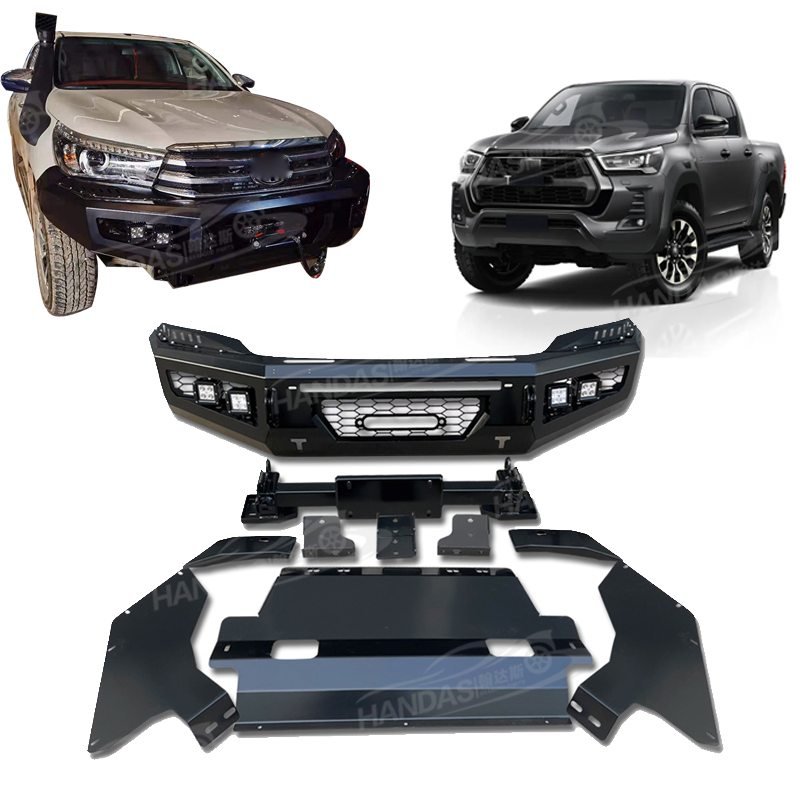 Bull Bar Factory Pickup Truck Front Steel Bull Bar Bumper Guard Universal for Hilux Revo Rocco Pickup Trucks