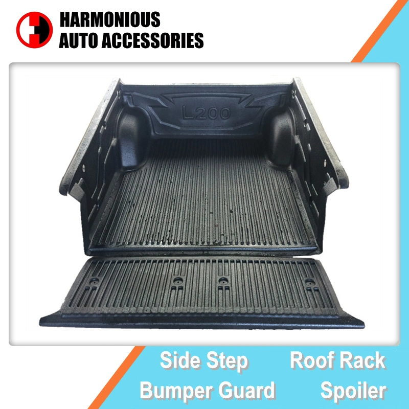 Auto Accessory HDPE Trunk Bed Liner for Mitsubishi Triton 2015 2019 Pick up L200 Cargo Mat
