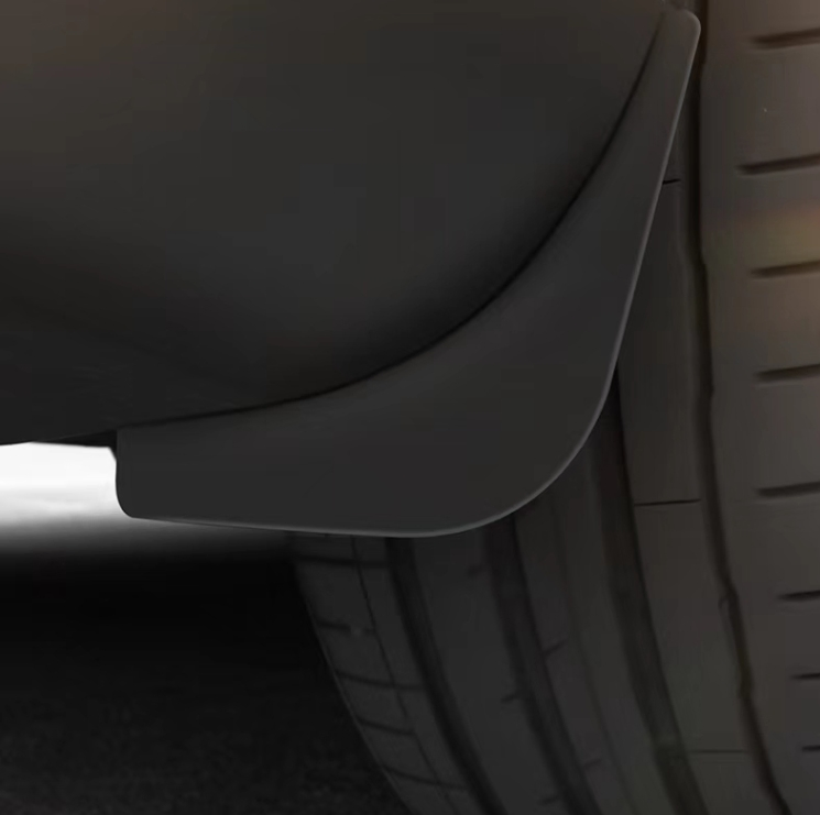 New 2022 Fender Flares for Tesla Model Y Hidden Protector Mudguards Sticker Car Fender Flares Universal Black 4 PCS Sets
