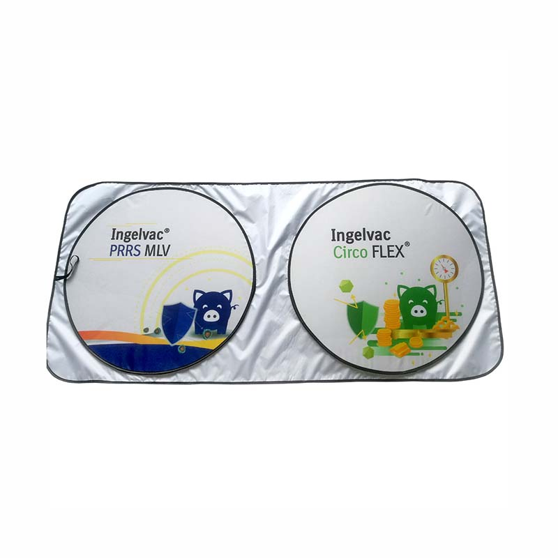 Universal Pop up Style UV Protector Retractable Folding Car Sun Shade