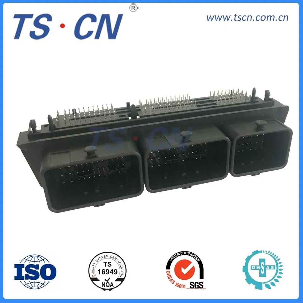 Conector de encabezado PCB vertical de ECU automotriz masculino 128 formas PCB 23430101/643340100/5007620481/0643201311
