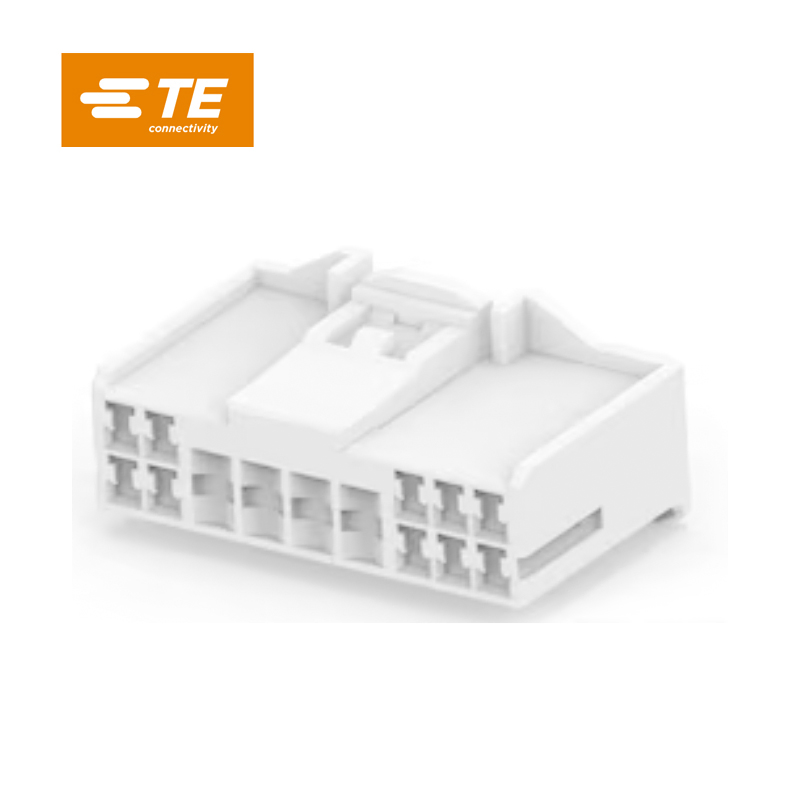 Conector hembra de carcasa de fila Genuine Te/Tyco/AMP para arnes de cableado de ECU automotriz 368482-1 3 Filas 2mm/9.5mm Paso