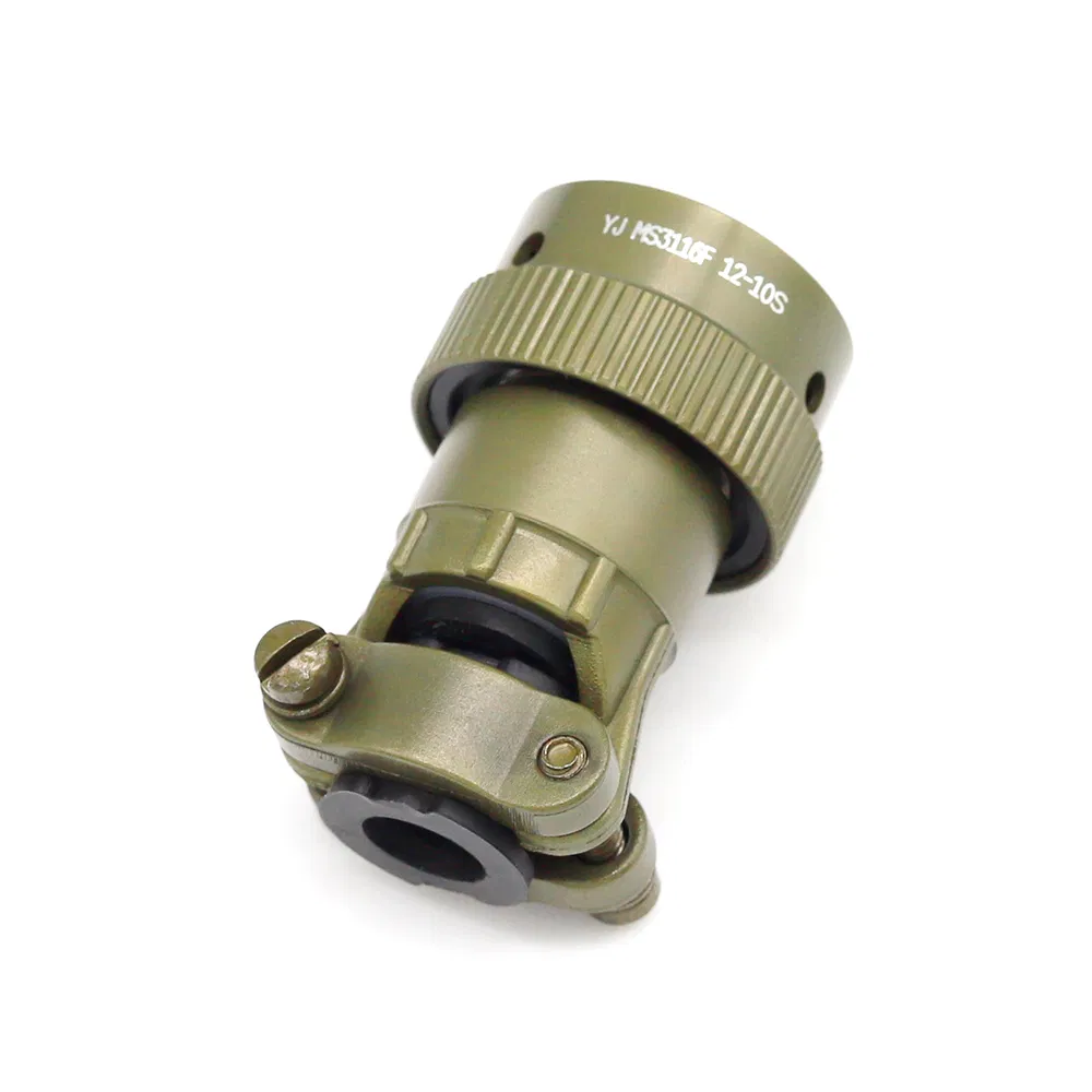 Conector de soldadura con bloqueo de bayoneta duradero para 10-Pin aplicaciones