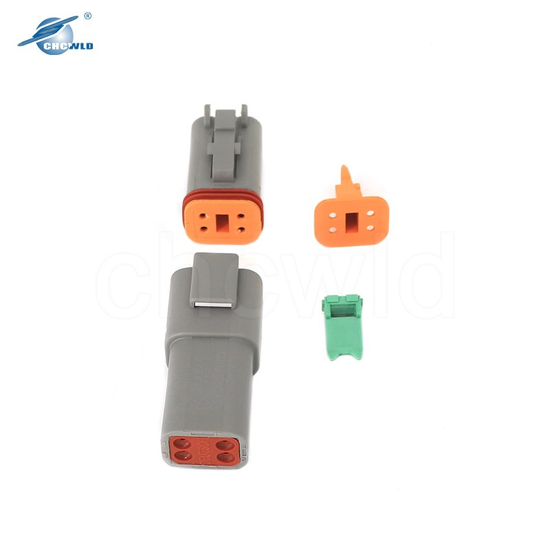 Conector Automotriz Deutsch de la Serie Dt de Alta Calidad a Prueba de Agua Dt04-2p 3p 4p 6p 8p 12p Dt06-2s 3s 4s 6s 8s 12s