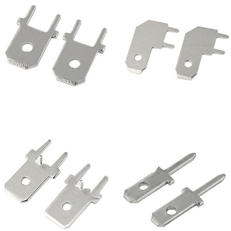 110 187 205 250 0.8mm Conectores de terminales de tabulación de PCB de pin de latón soldado de cable eléctrico automotriz