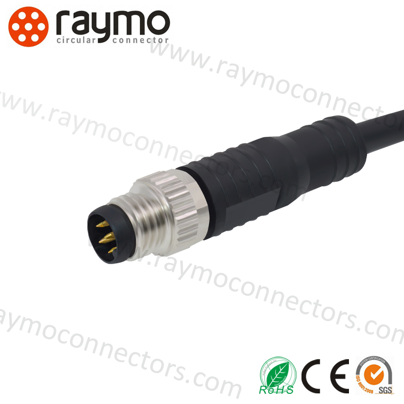 Mejor Precio M8 M12 3pins Masculino Femenino Conector de Sensor
