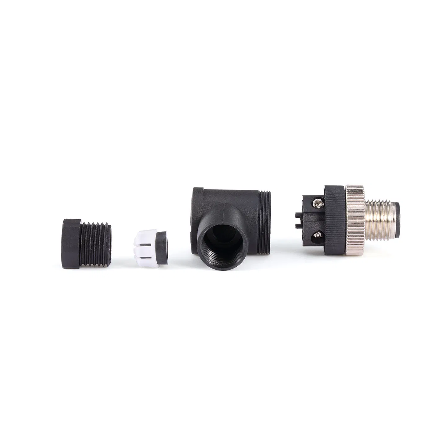 Conector de enchufe de sensor de codo masculino premium 4-Core M12