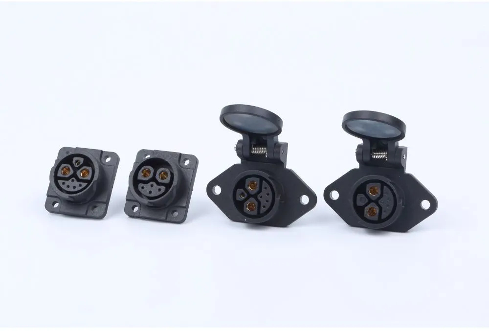 2 Pin de alta tensión IP67 Conector de motor impermeable para sistemas de baterías de litio