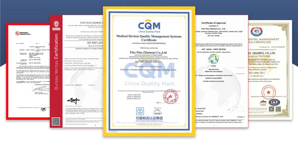 Certificaciones profesionales de calidad de circuitos flexibles