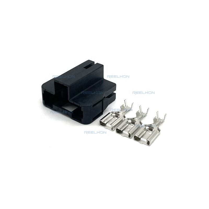 3 Conector de lámpara de faro de enchufe para soporte de motocicleta DJ7036A-7.8-21
