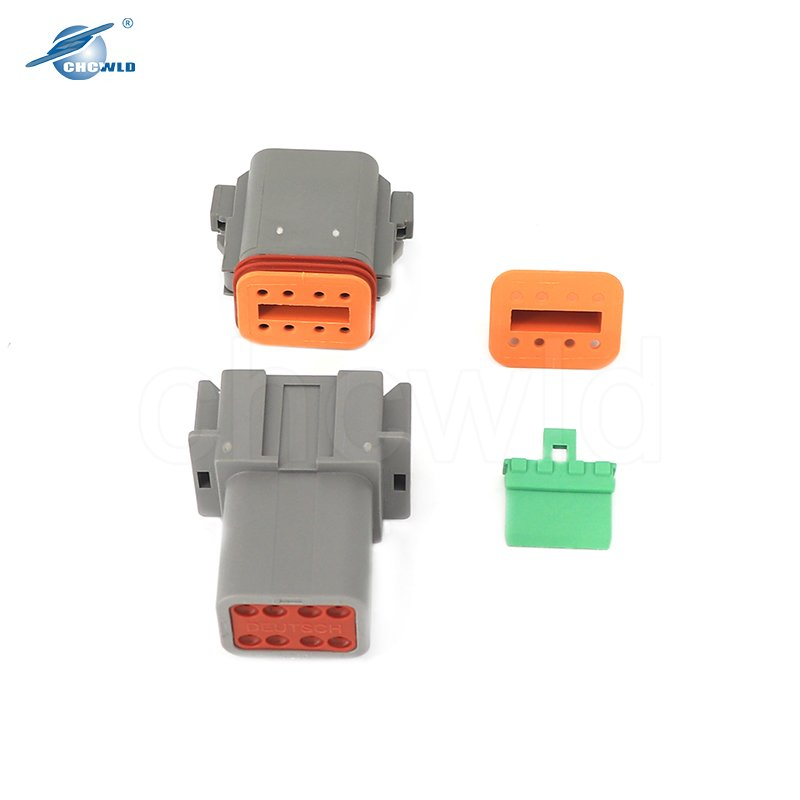 Conector Automotriz Deutsch de la Serie Dt de Alta Calidad a Prueba de Agua Dt04-2p 3p 4p 6p 8p 12p Dt06-2s 3s 4s 6s 8s 12s
