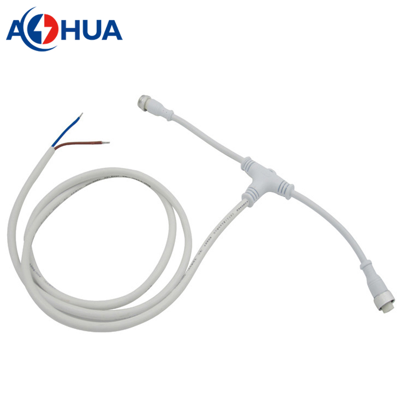 LED Strip Iluminación Distribuidor de señal de alimentación extensión hembra macho impermeable Conector de cable