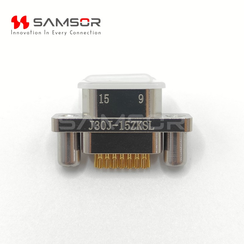 J30j-15zksl Enchufe de soldadura J30j Conector rectangular en serie para vehículos no tripulados