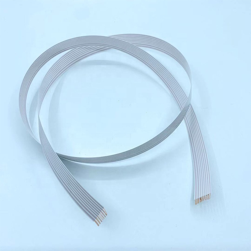 Arnés de cableado de automóvil de alta calidad ODM / OEM Espaciado 2.6/2.2/1.8*8 mm 8pin Cable FFC flexible plano arnés de airbag 890mm para Camry y Jiamei