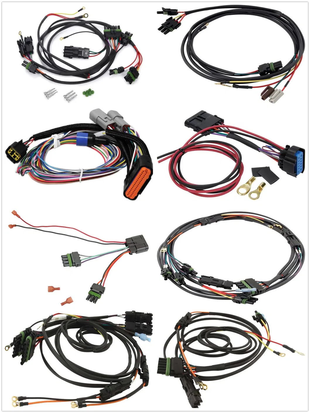 Detalle del conector automotriz