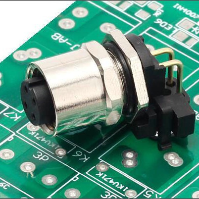 8 Conectores de Panel Montaje Automotriz a Prueba de Agua M12 M8 Conector Metálico