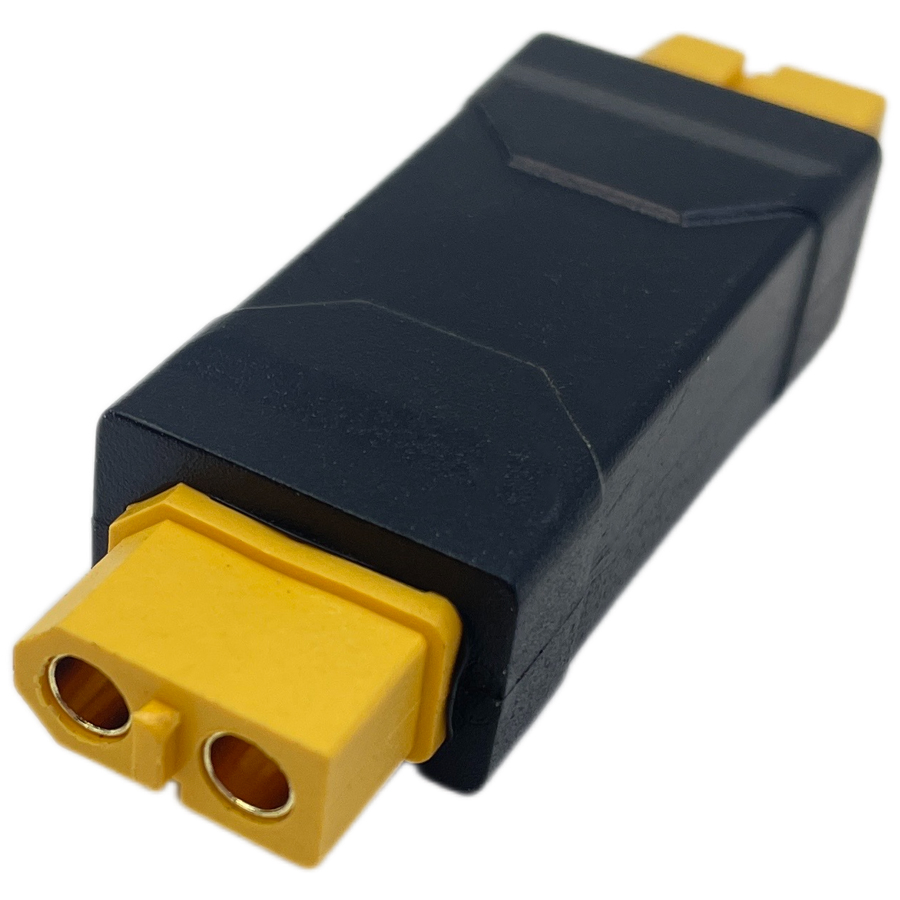 Xt60 Adaptador de conector de batería de potencia de macho a hembra para automóvil