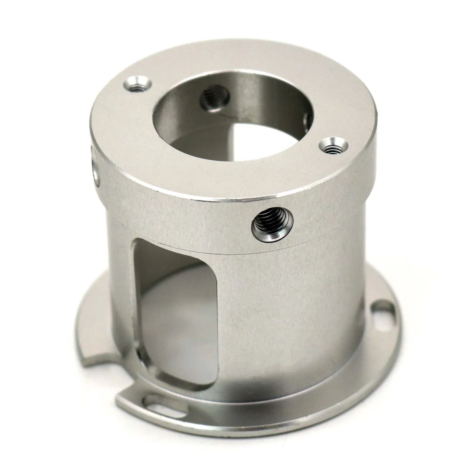 Piezas de mecanizado CNC personalizadas de precisión, fresado y torneado en acero inoxidable 316 conector para automoción