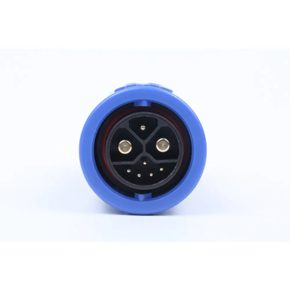 2 Pin de alta tensión IP67 Conector de motor impermeable para sistemas de baterías de litio