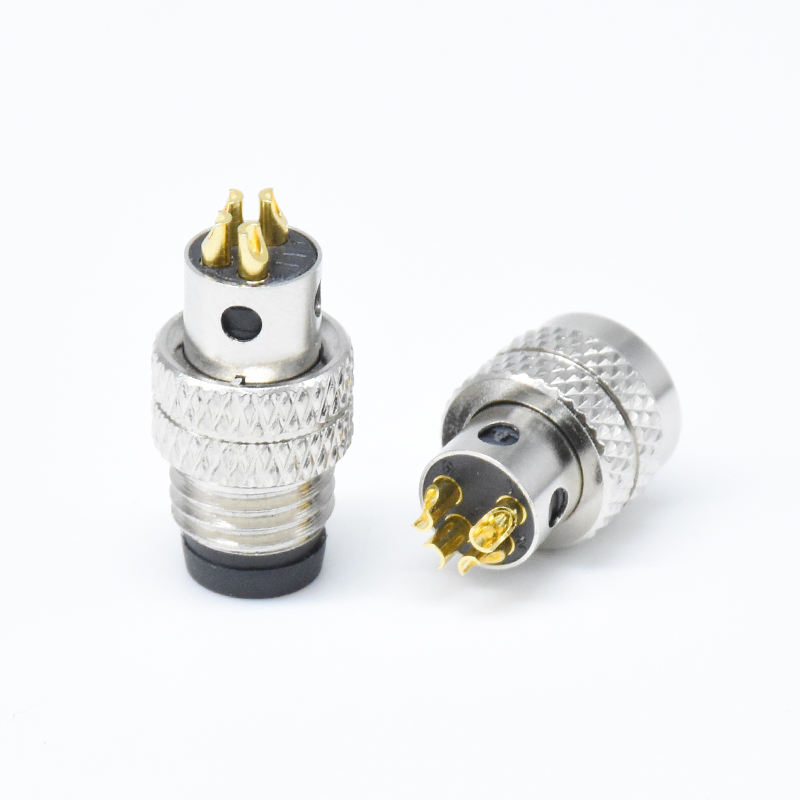 M8 4p Conector de inyección moldeada hembra para sensor 4pin Conector eléctrico automotriz a prueba de agua M8 Conectores de cable moldeados