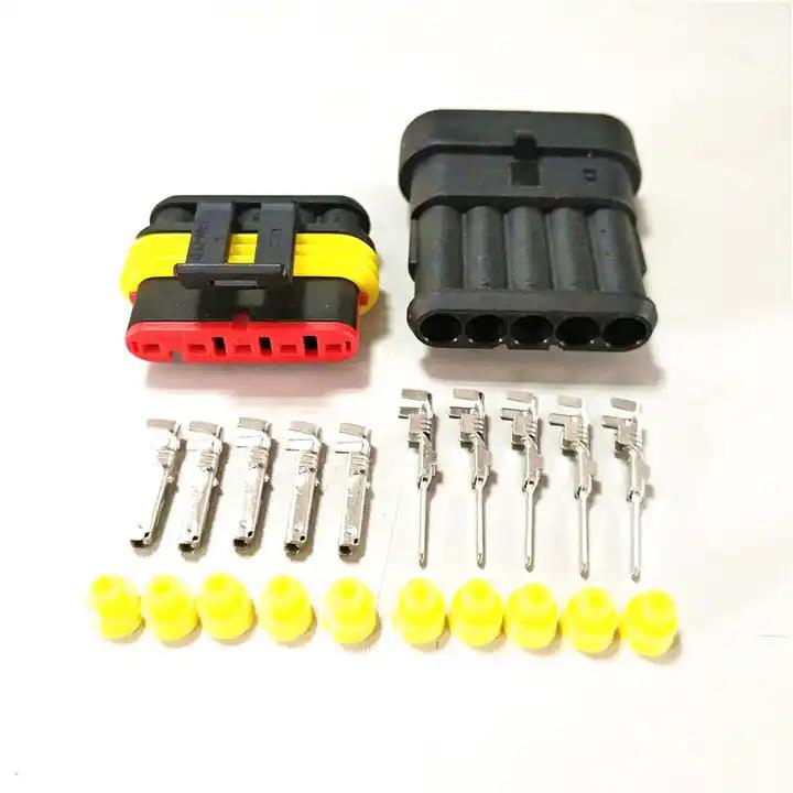 Conector de alojamiento de cabezal PCB vertical para ECU automotriz eléctrica