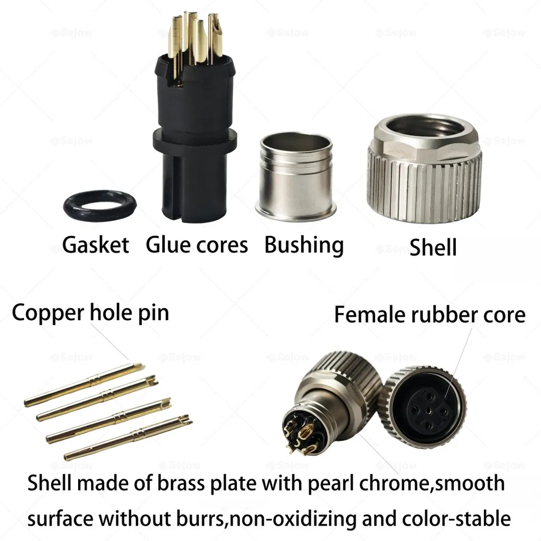 Conector Macho Hembra Impermeable