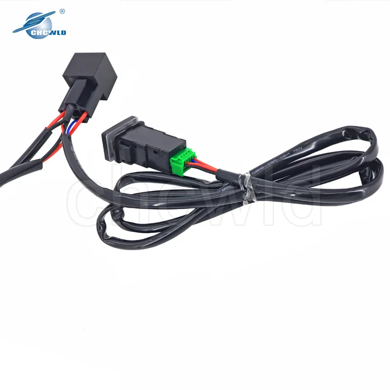 Arnés de cableado para faros antiniebla 12V 40A Kit de cableado para relé de faros antiniebla con interruptor de encendido/apagado