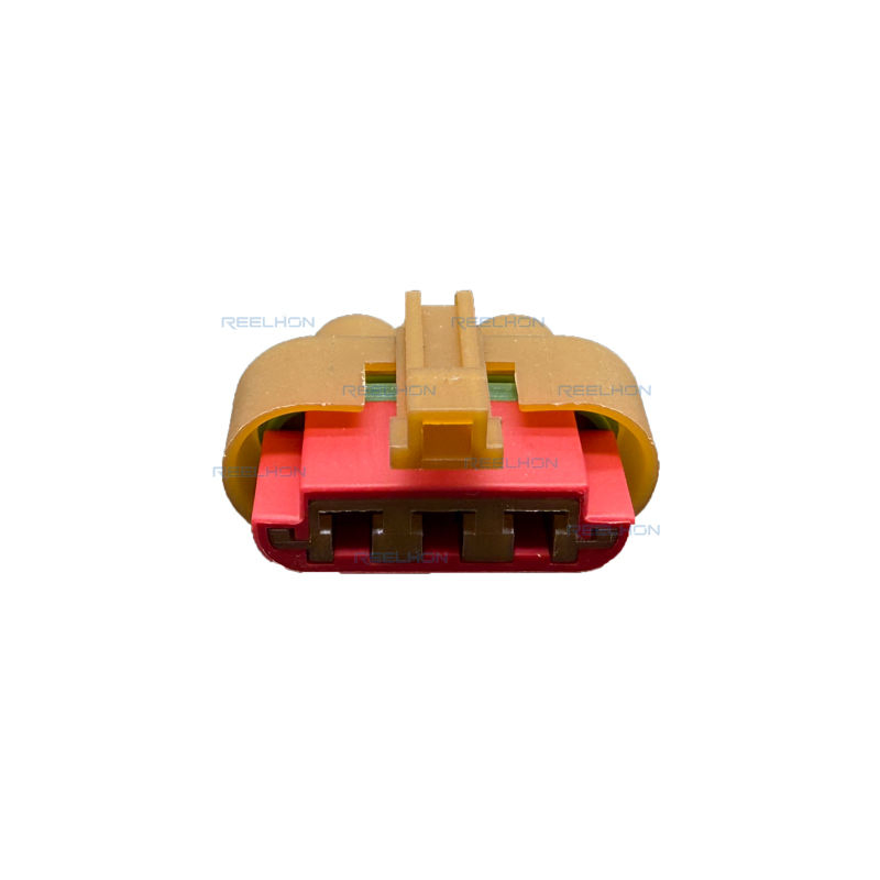 Rh7032ya-4.8-21 3 Pin IP67 Impermeable PA6 Conector Automotriz 4.8mm Terminal para Arnes de Cableado de Vehículo